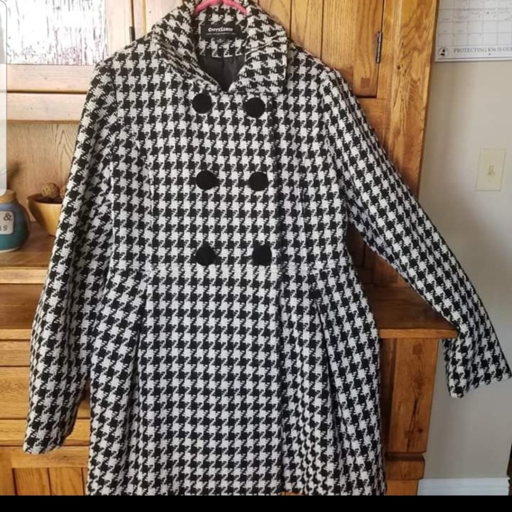 Coat and matching purse